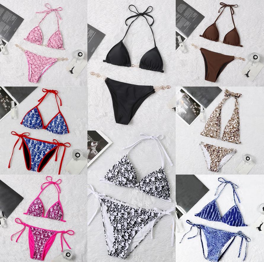 Women thong micro Swimsuits Bikini set Full Letters Printed Sets Sexy Womens swimming Swimwear Designer Split Swimsuit Elastic Soft beach Holiday Bikinis, Customize
Women thong micro Swimsuits Bikini set Full Letters Printed Sets Sexy Womens swimming Swimwear Designer Split Swimsuit Elastic Soft beach Holiday Bikinis, Customize