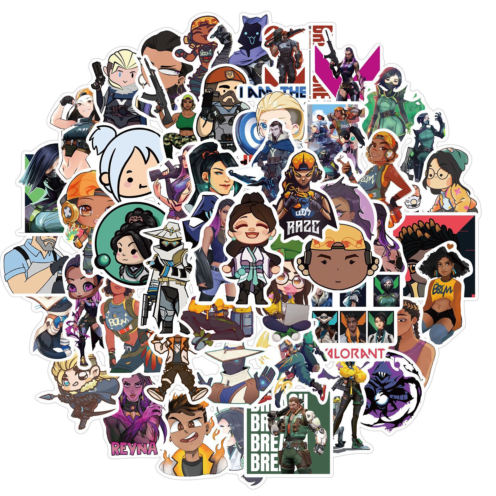50 PCS Mixed Graffiti skateboard Stickers shooting game Valoran For Car Laptop Fridge Helmet Pad Bicycle Bike Motorcycle PS4 book Guitar Pvc Decal, Multi colors
50 PCS Mixed Graffiti skateboard Stickers shooting game Valoran For Car Laptop Fridge Helmet Pad Bicycle Bike Motorcycle PS4 book Guitar Pvc Decal, Multi colors