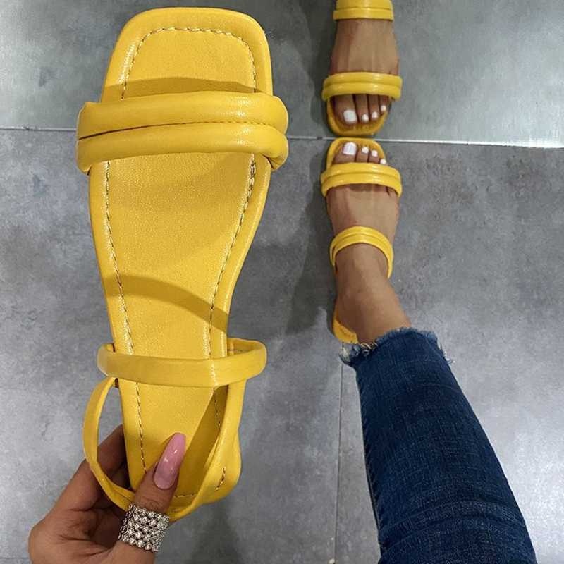 Sandals Solid Candy Color Open Square Toe Fashion Women Flat Heel Two-in-One Strap Slipper Summer Slides Home Beach Casual Shoes, Black
Sandals Solid Candy Color Open Square Toe Fashion Women Flat Heel Two-in-One Strap Slipper Summer Slides Home Beach Casual Shoes, Black