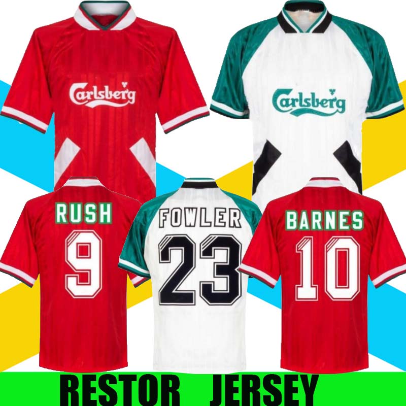 1993 1995 Barnes Rush Clough Redknapp Stewart retro soccer jersey home away 93 94 95 Nicol McManaman Fowler vintage classic football, Black;yellow
1993 1995 Barnes Rush Clough Redknapp Stewart retro soccer jersey home away 93 94 95 Nicol McManaman Fowler vintage classic football, Black;yellow