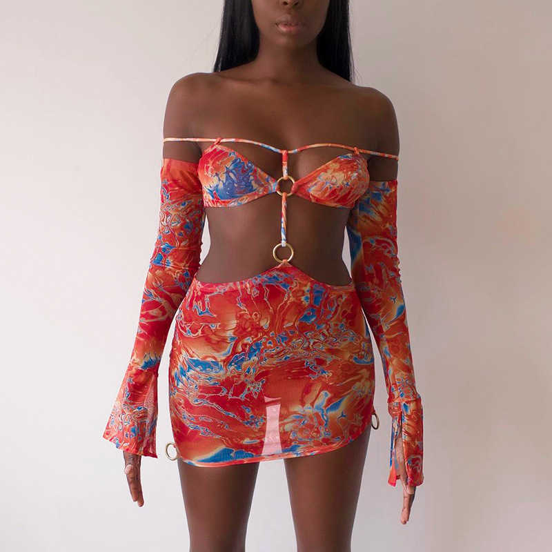 Off Shoulder Long Sleeve Digital Print Mini Dress Strapless Crop Sexy Package Hip Skirt Elegant Women Clothing Summer 210604, Multi
Off Shoulder Long Sleeve Digital Print Mini Dress Strapless Crop Sexy Package Hip Skirt Elegant Women Clothing Summer 210604, Multi