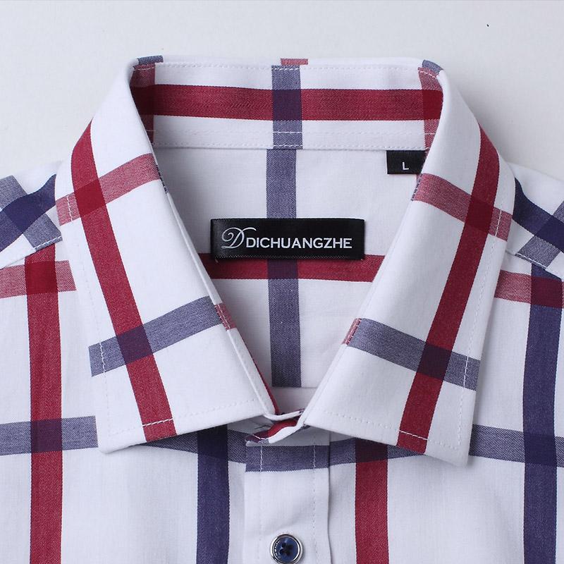Classic Mens Long Sleeve Plaid Dress Shirts Size S M L XL 2XL 3XL 4XL 5XL Fashion Slim Elegant Men Business Casual Shirt Men's