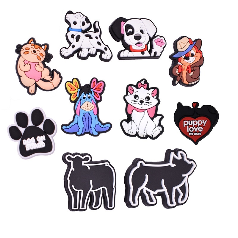 Dog Cat cute cartoon PVC Shoe Charms Shoes Buckles Action Figure Fit Bracelets Croc JIBZ accessories Wristband Boys Girls Gift
Dog Cat cute cartoon PVC Shoe Charms Shoes Buckles Action Figure Fit Bracelets Croc JIBZ accessories Wristband Boys Girls Gift