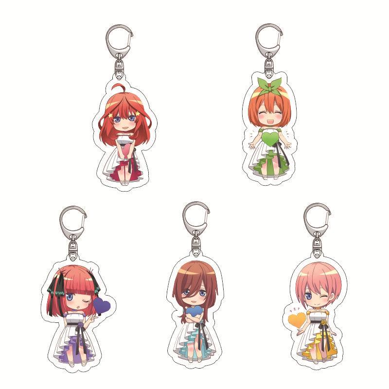Keychains Keychain Man Quintessential Quintuplets Key Chain Women Holder Couples Keyring Ichika Nino Miku Pendant Ring Porte Clef, Silver
Keychains Keychain Man Quintessential Quintuplets Key Chain Women Holder Couples Keyring Ichika Nino Miku Pendant Ring Porte Clef, Silver