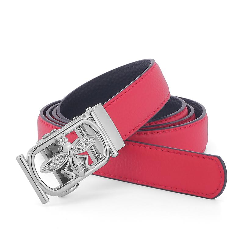 Belts High Quality Red Genuine Leather Strap Bee Automatic Buckle Designer 2.4cm Fancy Jeans Women Famous Casual, Black
Belts High Quality Red Genuine Leather Strap Bee Automatic Buckle Designer 2.4cm Fancy Jeans Women Famous Casual, Black