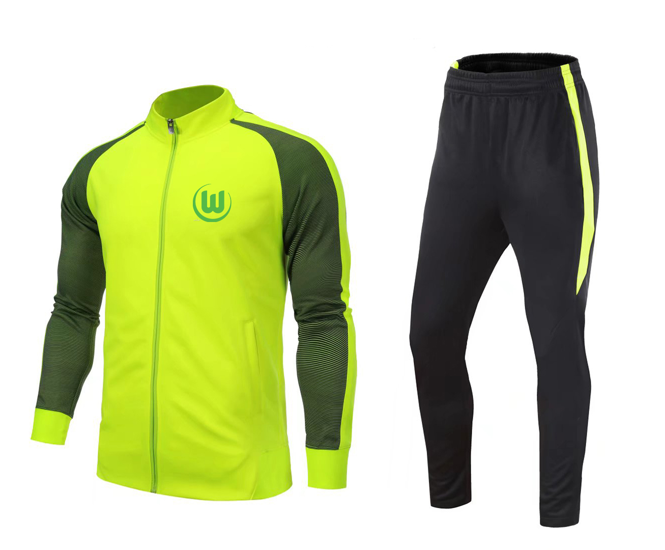22 VfL Wolfsburg adult Soccer tracksuit jacket men Football training suit Kids Running Outdoor Sets Home Kits Logo customize, Black
22 VfL Wolfsburg adult Soccer tracksuit jacket men Football training suit Kids Running Outdoor Sets Home Kits Logo customize, Black