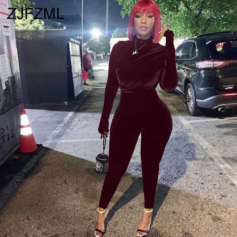 Gym Clothing Solid Velvet Velour Rompers Womens Jumpsuit Fashion Turtleneck Full Sleeve Party Club Bodysuit Vintage Elastic Waist Overalls, Black
Gym Clothing Solid Velvet Velour Rompers Womens Jumpsuit Fashion Turtleneck Full Sleeve Party Club Bodysuit Vintage Elastic Waist Overalls, Black
