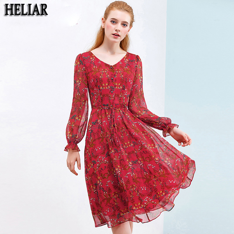 Red Chiffon Dress For Women Autumn Spring Casual Slim Printed Party es V-Neck Long Sleeve Belt Vacation Knee 210518
Red Chiffon Dress For Women Autumn Spring Casual Slim Printed Party es V-Neck Long Sleeve Belt Vacation Knee 210518
