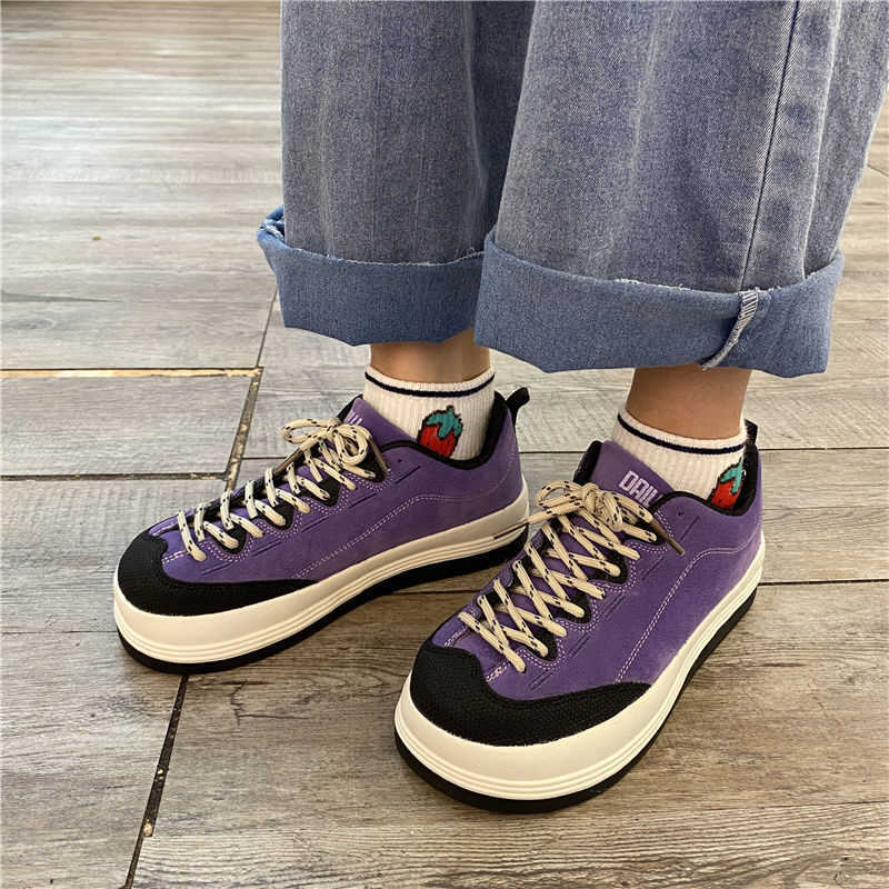 New Sneakers Women Fashion Sports Shoes Casual Vulcanized Shoes Comfort Breathable Solid Color Walking Shoes Y0907