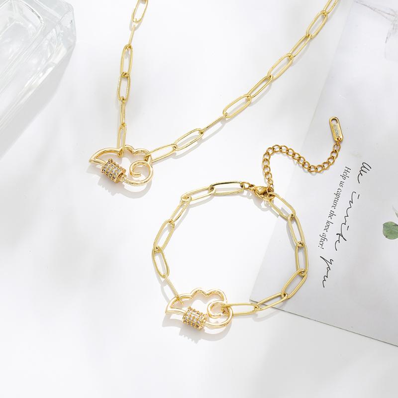 Earrings & Necklace Luxury And Bracelet Set For Women Shaped Y Heart Pendant Necklaces Bracelets Femme Jewelry Sets Gift Drop, Silver
Earrings & Necklace Luxury And Bracelet Set For Women Shaped Y Heart Pendant Necklaces Bracelets Femme Jewelry Sets Gift Drop, Silver