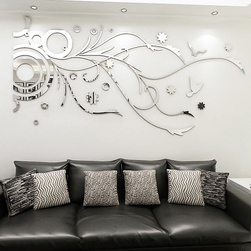 arrival Romantic Flower Acrylic Mirror Wall Stickers TV wall Art Flower vine DIY decor sticker Living room Home decor 210615
arrival Romantic Flower Acrylic Mirror Wall Stickers TV wall Art Flower vine DIY decor sticker Living room Home decor 210615