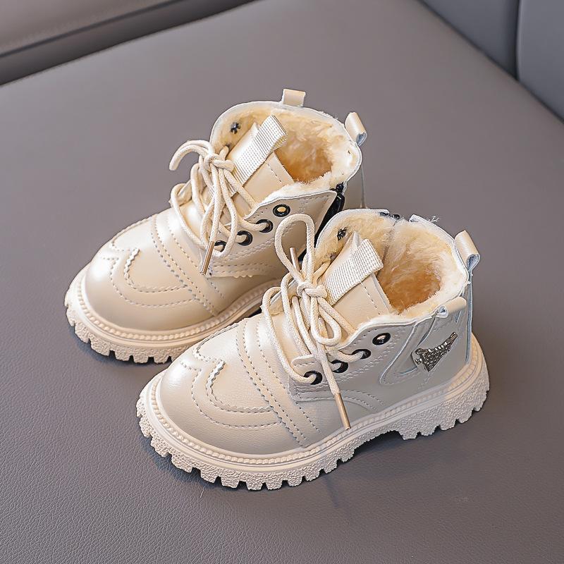 Boots For Girls Winter Children Shoes Fashion Ankle Plus Velvet Warm Boys Kids Autumn Booties Leather Toddler, Black;grey
Boots For Girls Winter Children Shoes Fashion Ankle Plus Velvet Warm Boys Kids Autumn Booties Leather Toddler, Black;grey
