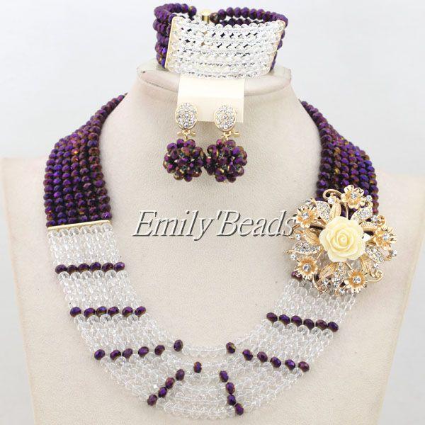 Earrings & Necklace 2021 Smart African Beads Jewelry Sets White Nigerian Wedding Bridal Set Costume AMJ594, As pic
Earrings & Necklace 2021 Smart African Beads Jewelry Sets White Nigerian Wedding Bridal Set Costume AMJ594, As pic