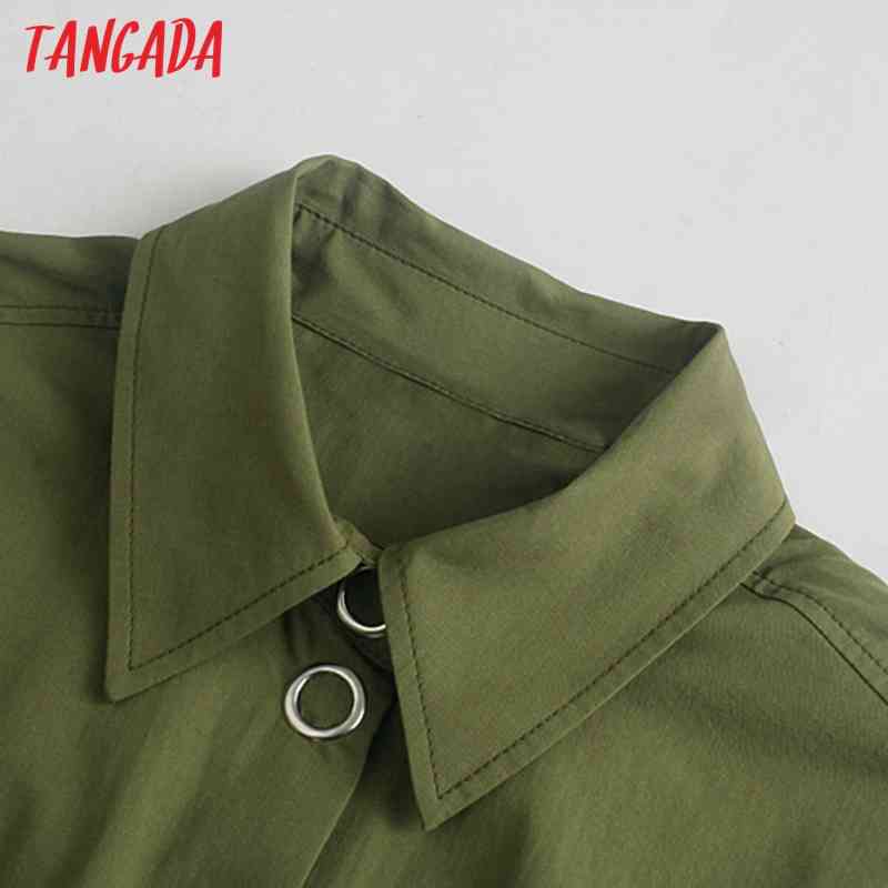 Summer Women Amygreen Shirt Tunic Short Sleeve Ladies Mini Dress Vestidos JE14 210416