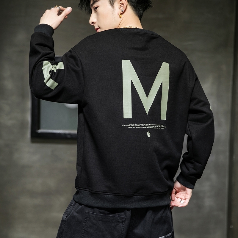 Fashion brand sweater 2021 autumn new embroidered letter handsome long sleeve top men's fashion, White
Fashion brand sweater 2021 autumn new embroidered letter handsome long sleeve top men's fashion, White