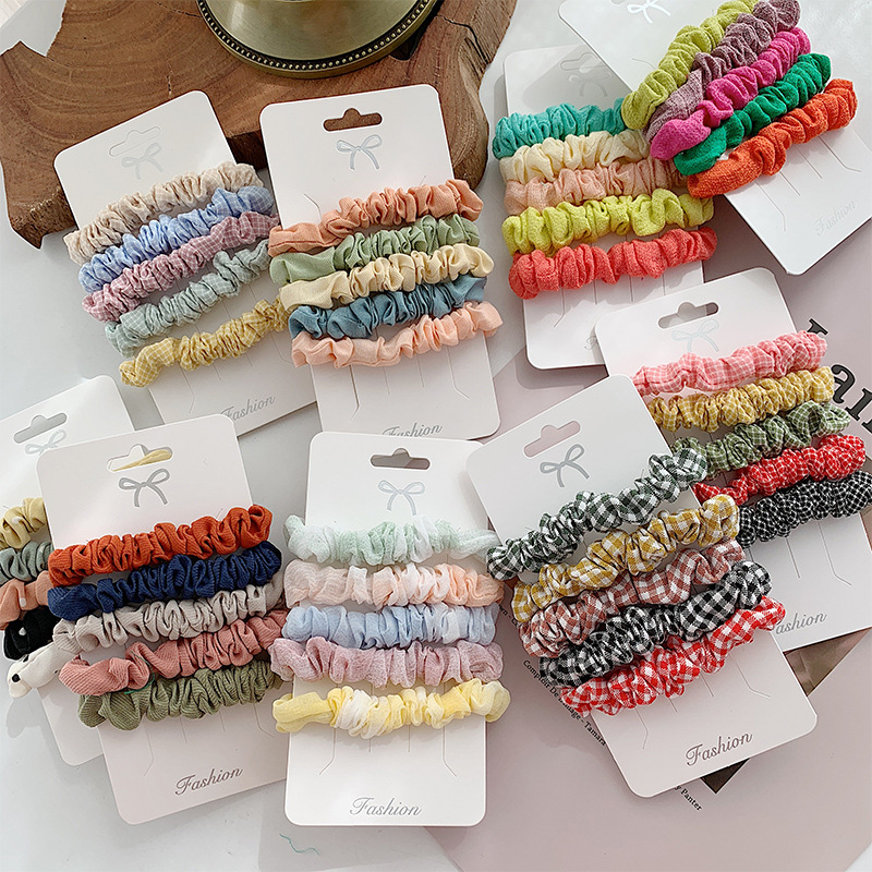 5 Pieces/Lot Scrunchie Hairband Hair Tie 11 Style Girl Hairs Accessories Satin Stretch Ponytail Holders Handmade Gift Headband 1693 B3, Mixed style
5 Pieces/Lot Scrunchie Hairband Hair Tie 11 Style Girl Hairs Accessories Satin Stretch Ponytail Holders Handmade Gift Headband 1693 B3, Mixed style