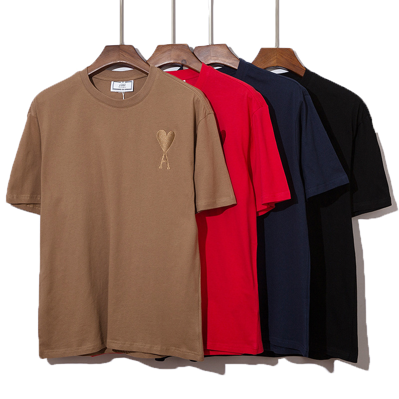 Summer High-quality Cotton Short-sleeved Fashion Men and Women Casual Loose Oversize T-shirt Oversized Ami, White;black
Summer High-quality Cotton Short-sleeved Fashion Men and Women Casual Loose Oversize T-shirt Oversized Ami, White;black