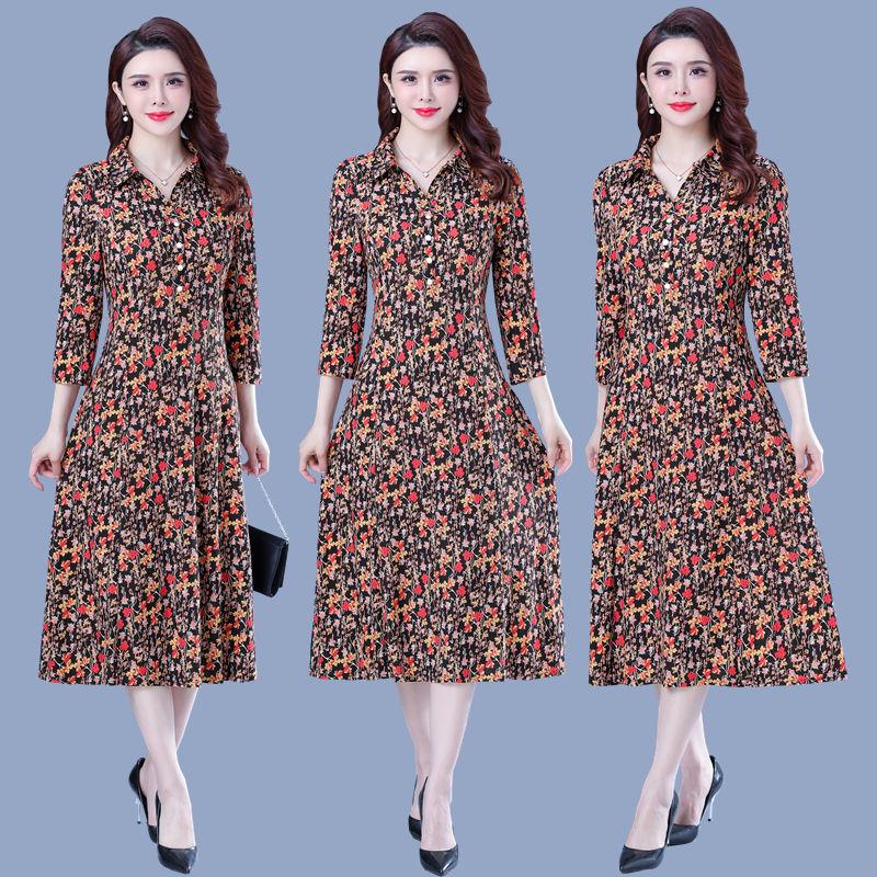 Casual Dresses Mother Summer Dress 2021 Women Middle-Aged Waist Was Buttons Thinner Over The Knee Long Floral Skirt A25, Orange blossom
Casual Dresses Mother Summer Dress 2021 Women Middle-Aged Waist Was Buttons Thinner Over The Knee Long Floral Skirt A25, Orange blossom