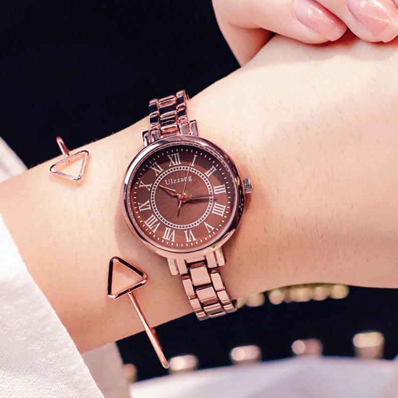 Wristwatches Fashion Brown Women Watches Stainless Steel Bracelet Watch 2021 Ladies Dress Retro Style Relogio Femino, Ycs00020a
Wristwatches Fashion Brown Women Watches Stainless Steel Bracelet Watch 2021 Ladies Dress Retro Style Relogio Femino, Ycs00020a