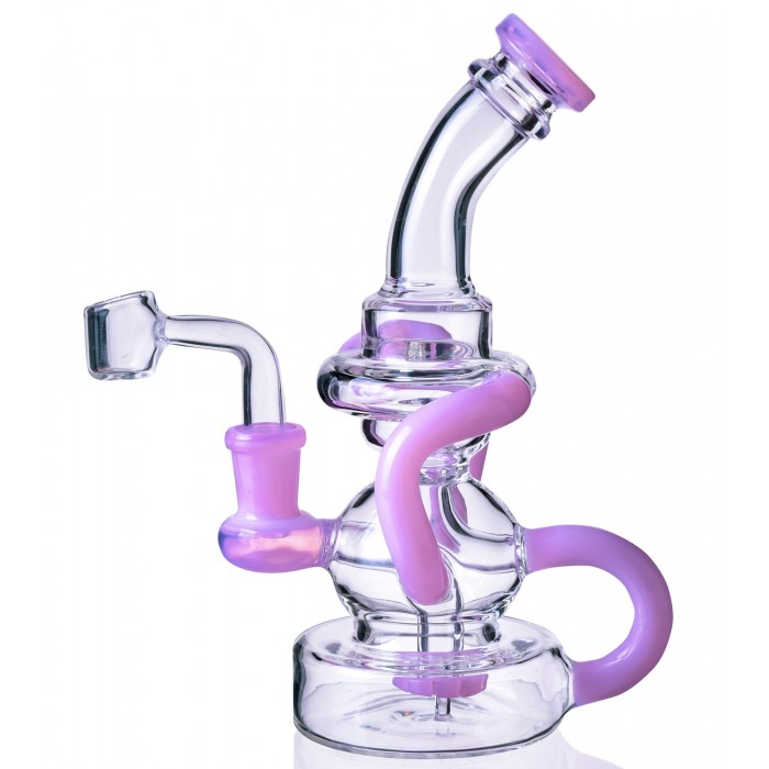 Heady Dab Rigs Hookahs Thick Glass water bongs Bubbler Purple Recycler Bong chicha 14mm Joint smoking accessories Shisha bongglass
Heady Dab Rigs Hookahs Thick Glass water bongs Bubbler Purple Recycler Bong chicha 14mm Joint smoking accessories Shisha bongglass