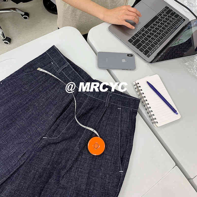 IEFB Wide Leg Jeans Men's Summer Loose Handsome Straight Pants Korean Fashion Casual Trousers Streetwear 9Y7214 210524