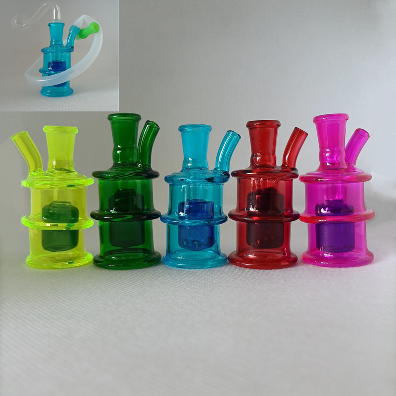 Mini Glass Oil Burner Bong Set Smoking Hookah With 10mm Male Burning Pipe Silicone Hose Drip Tip Recycler Thick Tiny Water Bubbler
Mini Glass Oil Burner Bong Set Smoking Hookah With 10mm Male Burning Pipe Silicone Hose Drip Tip Recycler Thick Tiny Water Bubbler