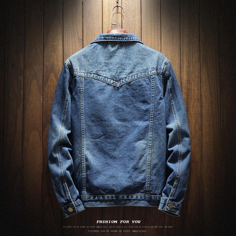 Style Fashion Men's Spring Slim Fit Casual Denim Jacket/Male Loose Cowboy Coat S-5XL Jackets