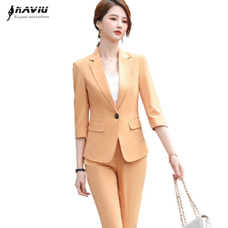 Orange Busiess Suit Spring Summer Casual Temperament Half Sleeve Slim Blazer And Pants Office Ladies Work Wear White 210604, Orange coat pants
Orange Busiess Suit Spring Summer Casual Temperament Half Sleeve Slim Blazer And Pants Office Ladies Work Wear White 210604, Orange coat pants