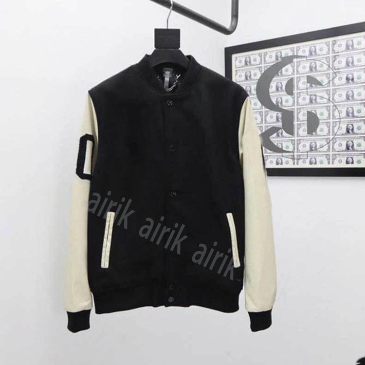 Flocking Leather Jacket sleeves Baseball Coat Uniform Fashion High Quality Single Breasted Warm Couples Women Men Varsity Coats, Shipping supplement
Flocking Leather Jacket sleeves Baseball Coat Uniform Fashion High Quality Single Breasted Warm Couples Women Men Varsity Coats, Shipping supplement