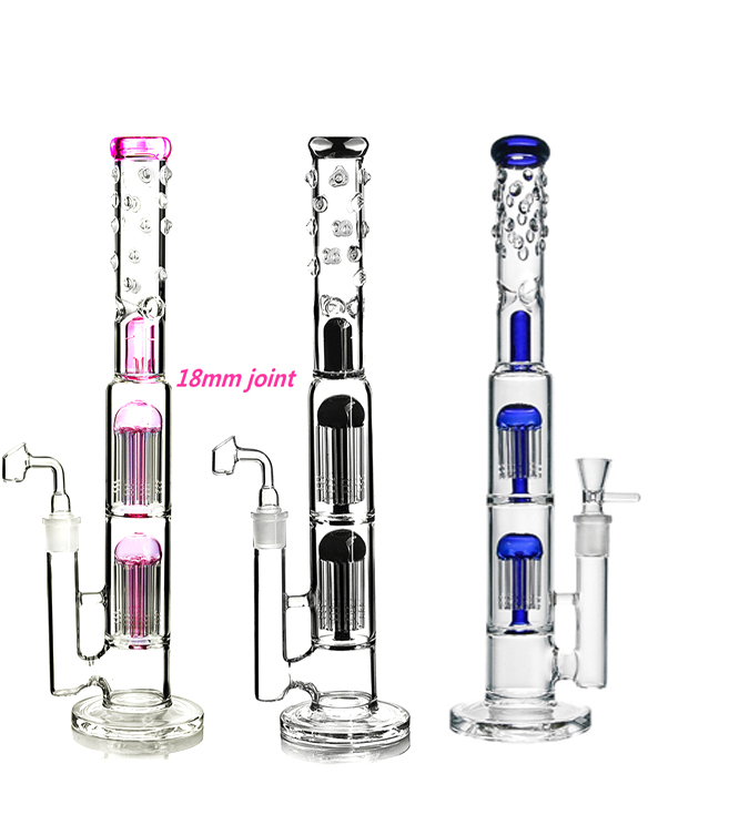hookahs 15 Inches tall Double 8 Arms tree Perc Big Bong Thick Glass Straight Water Pipe
hookahs 15 Inches tall Double 8 Arms tree Perc Big Bong Thick Glass Straight Water Pipe