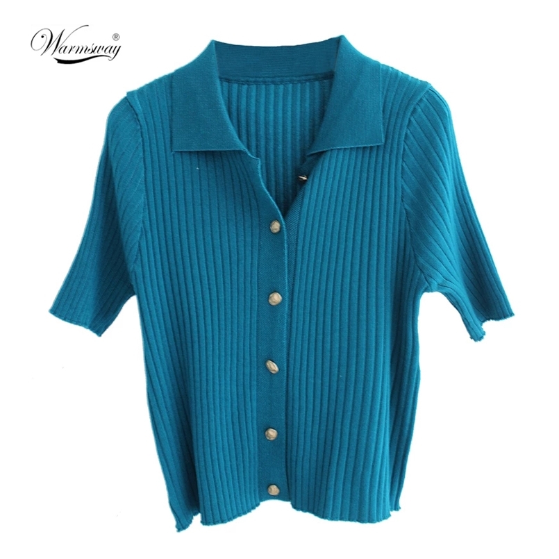 Summer Women Short Sleeve Collared Button Up Crop Top Buttons T-Shirt B-049 210708, Purple
Summer Women Short Sleeve Collared Button Up Crop Top Buttons T-Shirt B-049 210708, Purple