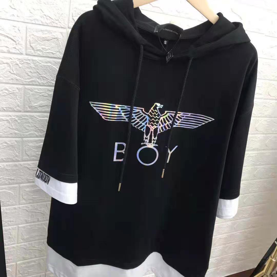 hoodies b o y korean casual print stitched hooded fake two men's t-shirts, Black
hoodies b o y korean casual print stitched hooded fake two men's t-shirts, Black