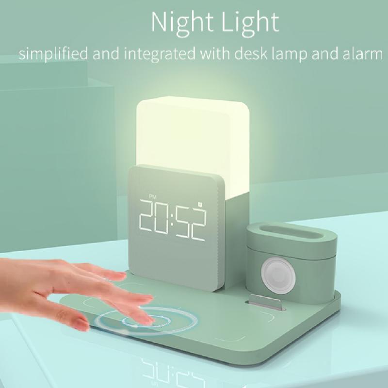 3 In 1 Alarm Clock with Wireless Charging Dock Stand Multifunction Night Light USB Fast Charger Stands Dropship
3 In 1 Alarm Clock with Wireless Charging Dock Stand Multifunction Night Light USB Fast Charger Stands Dropship