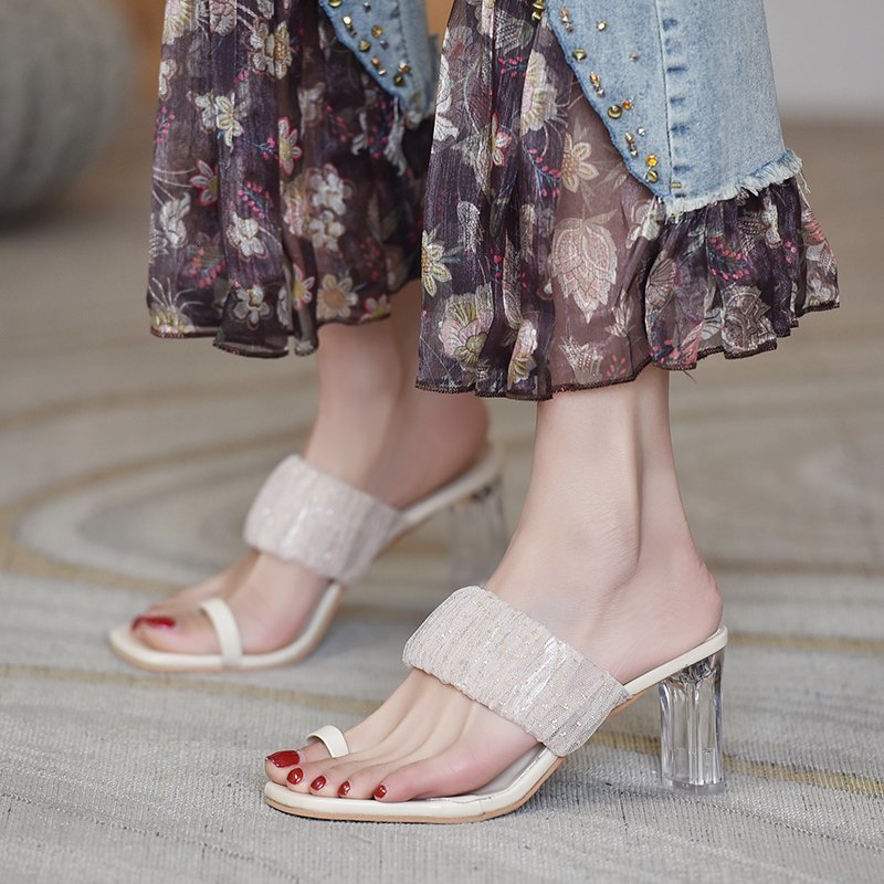 Sandals 2021 Women Pumps Clip Toe Summer Slippers Ladies Casual Crystal Fashion Shoes Female Leather Beach Slipper Woman Slip on S, White
Sandals 2021 Women Pumps Clip Toe Summer Slippers Ladies Casual Crystal Fashion Shoes Female Leather Beach Slipper Woman Slip on S, White