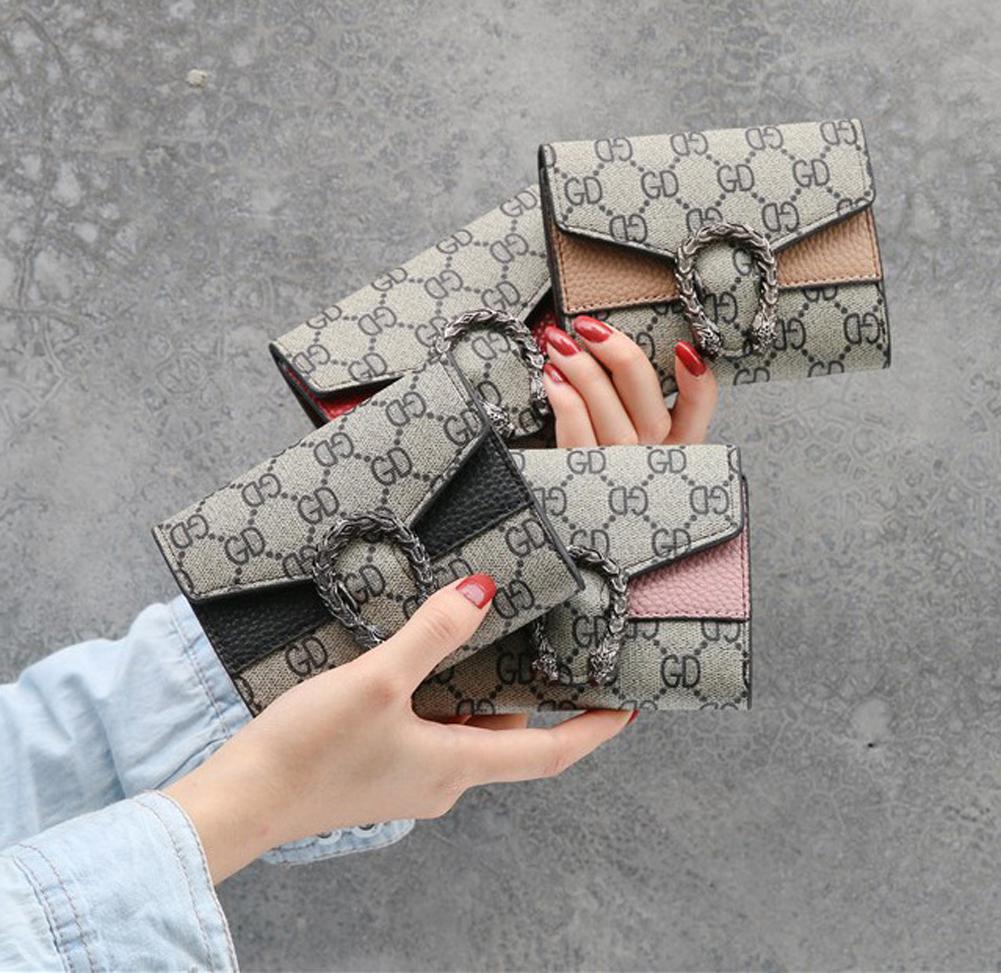 6 colors Women Short Wallet Discount original box card holder brand designer damier checked flower, Without box
6 colors Women Short Wallet Discount original box card holder brand designer damier checked flower, Without box