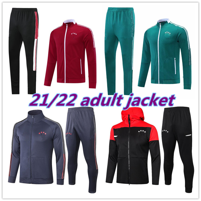 21 22 Bayern Munich adult soccer tracksuit Survetement football JAMES jackets 2021 2022 VIDAL LEWANDOWSKI MULLER hoodie jacket training suit, Black;yellow
21 22 Bayern Munich adult soccer tracksuit Survetement football JAMES jackets 2021 2022 VIDAL LEWANDOWSKI MULLER hoodie jacket training suit, Black;yellow