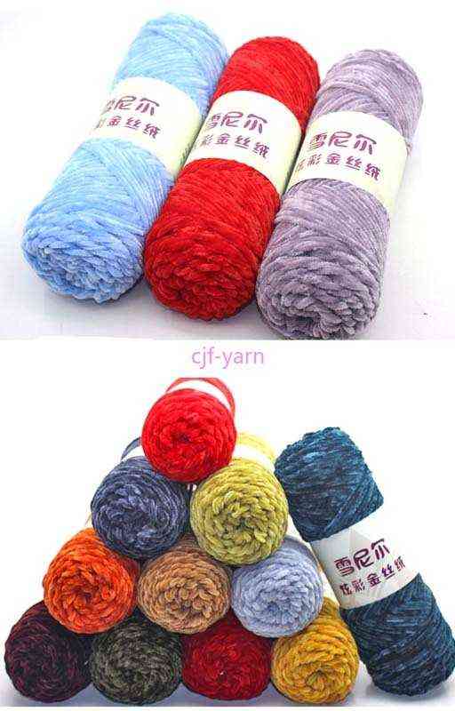 Knitted Skeins Chunky Supersoft Hand Warm 100g Chenille Velvet Wholesale Sweater Yarn Thread Crochet Knitting Wool Crochet Y1028
Knitted Skeins Chunky Supersoft Hand Warm 100g Chenille Velvet Wholesale Sweater Yarn Thread Crochet Knitting Wool Crochet Y1028