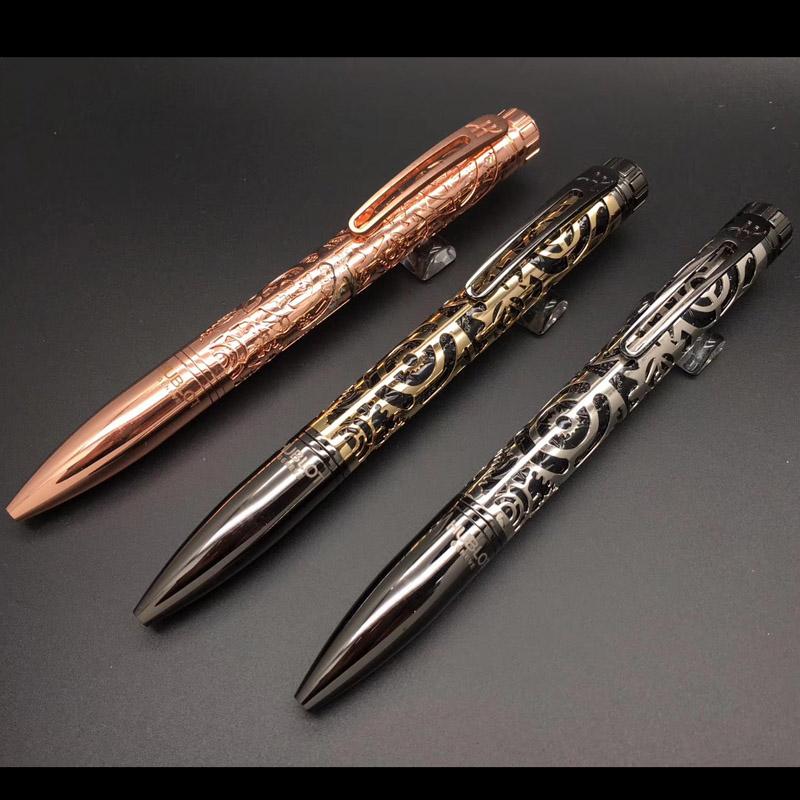 3 Colors High Quality Classic Metal texture hollow out barrel write smoothly fashion Luxury Ballpoint Pen Set+2 Refills+Gift Plush Pouch, Golden / silver
3 Colors High Quality Classic Metal texture hollow out barrel write smoothly fashion Luxury Ballpoint Pen Set+2 Refills+Gift Plush Pouch, Golden / silver