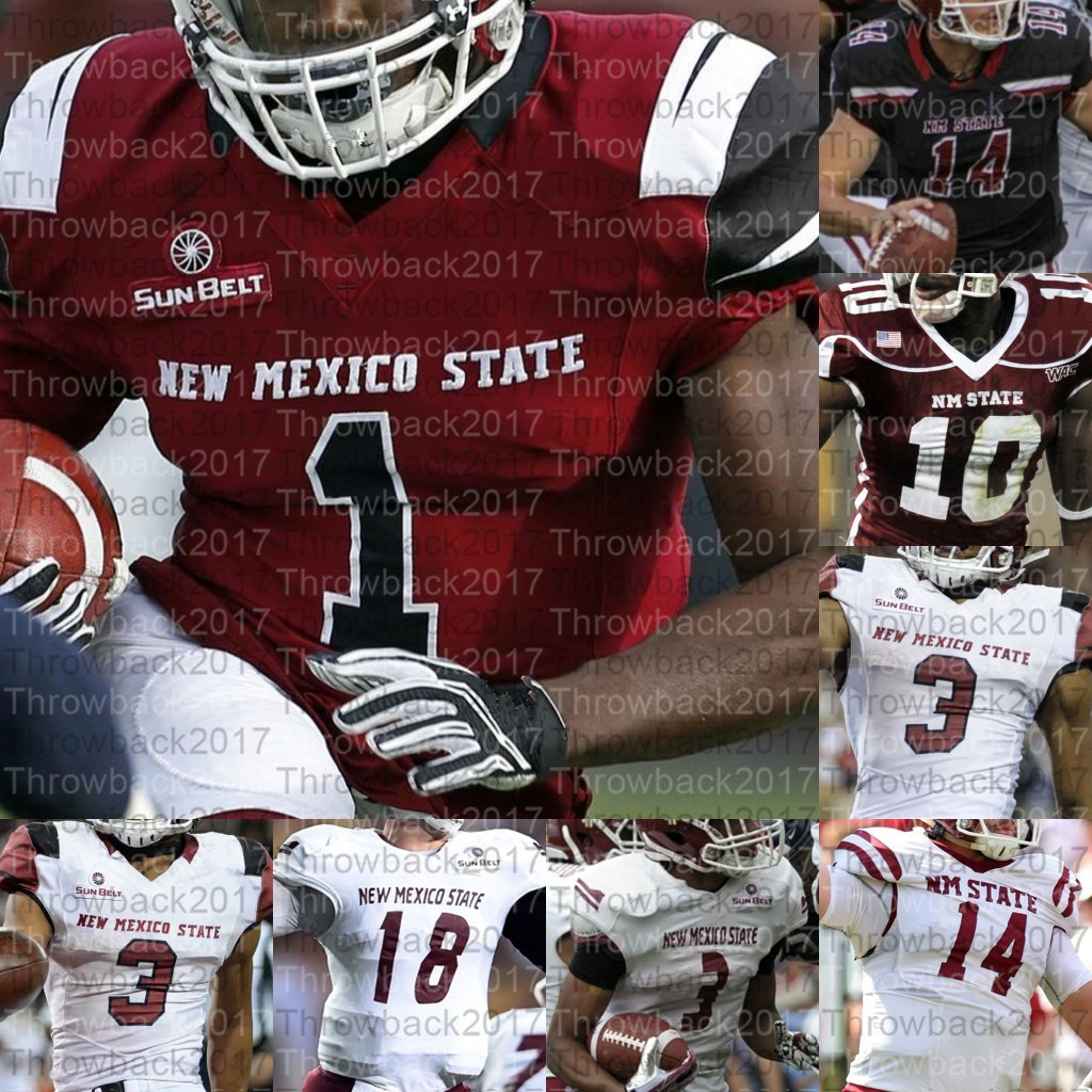 Custom New Mexico State College Football Jerseys Josh Adkins Jason Huntley Tony Nicholson OJ Clark Xander Yarberough Wilcots II Gibso, Black
Custom New Mexico State College Football Jerseys Josh Adkins Jason Huntley Tony Nicholson OJ Clark Xander Yarberough Wilcots II Gibso, Black