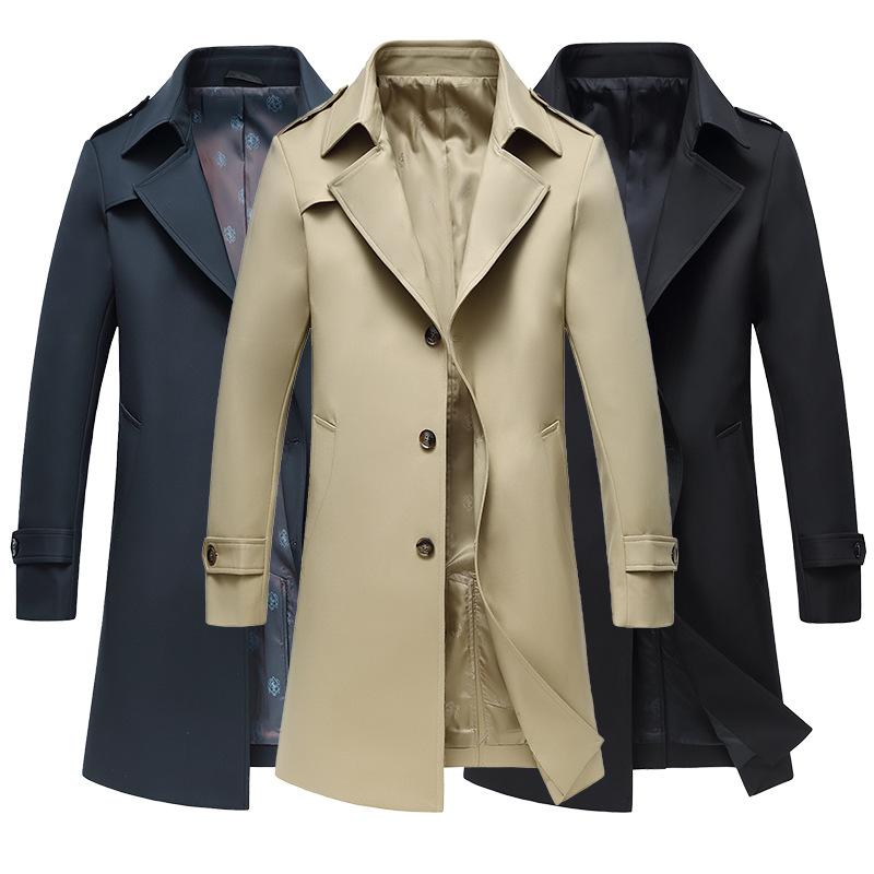 Men's Trench Coats Business Windbreaker 2021 Korean Style Slim Casual Fashion Trend Mid-length Jacket Coat Top High Quality, Black
Men's Trench Coats Business Windbreaker 2021 Korean Style Slim Casual Fashion Trend Mid-length Jacket Coat Top High Quality, Black
