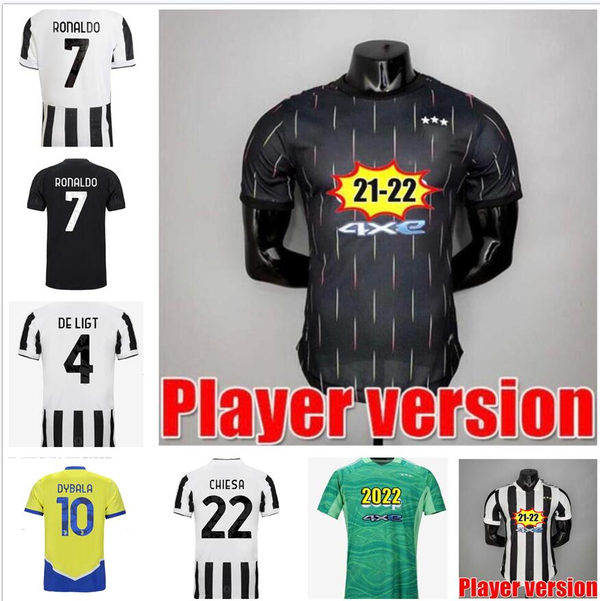 21 22 Fans player version RONALDO soccer jerseys DYBALA MORATA CHIESA McKENNI JUVE 2021 2022 Kulusevski Bonucci de Ligt Locatelli Arthur foo, Black;yellow
21 22 Fans player version RONALDO soccer jerseys DYBALA MORATA CHIESA McKENNI JUVE 2021 2022 Kulusevski Bonucci de Ligt Locatelli Arthur foo, Black;yellow