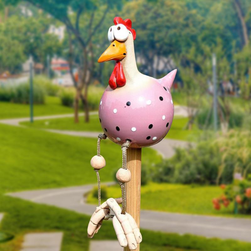 Garden Decorations Art Decoration Chicken-Shaped Wooden Stake Floor Resin Craft Courtyard Lawn Hen Mini Ornament
Garden Decorations Art Decoration Chicken-Shaped Wooden Stake Floor Resin Craft Courtyard Lawn Hen Mini Ornament