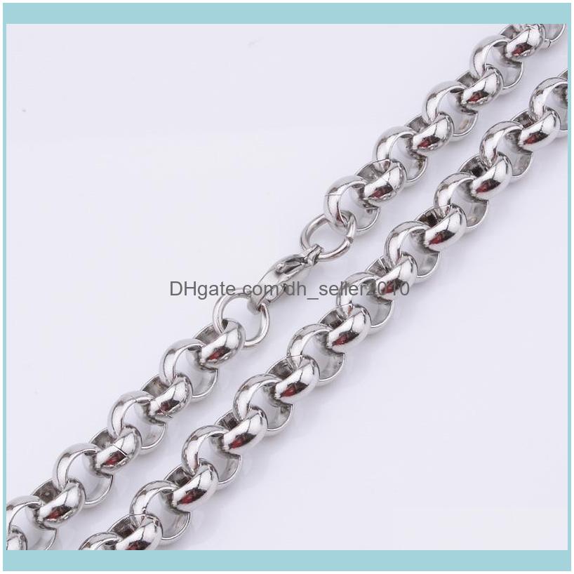 Necklaces & Pendants Jewelrypiece Chunky 7Mm Choker Maxi Necklace Men Women Jewelry 316L Stainless Steel Link Rolo Chains Any Size Drop Deli
Necklaces & Pendants Jewelrypiece Chunky 7Mm Choker Maxi Necklace Men Women Jewelry 316L Stainless Steel Link Rolo Chains Any Size Drop Deli