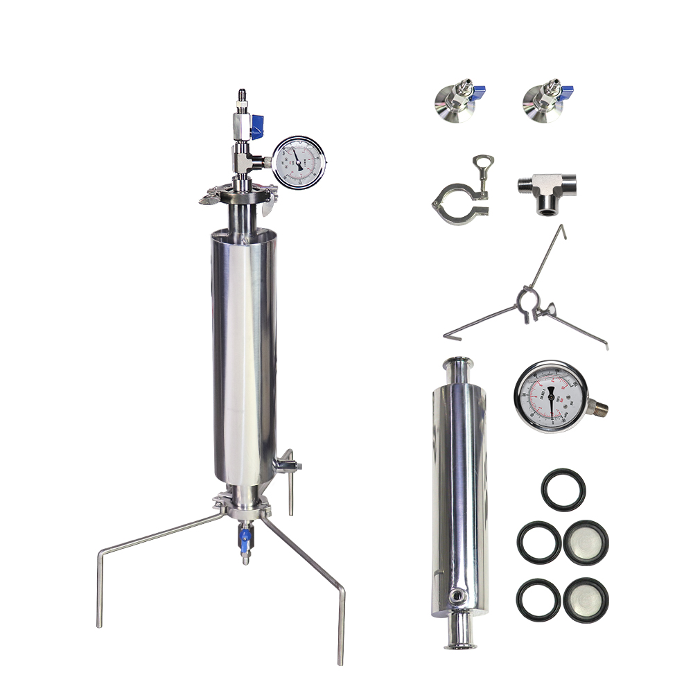 Lab Supplies BHO stainless steel 90g cool extraction Dewax sleeve closed column extractor Vacuum Chamber/Tube 90 Gram with Tripod
Lab Supplies BHO stainless steel 90g cool extraction Dewax sleeve closed column extractor Vacuum Chamber/Tube 90 Gram with Tripod