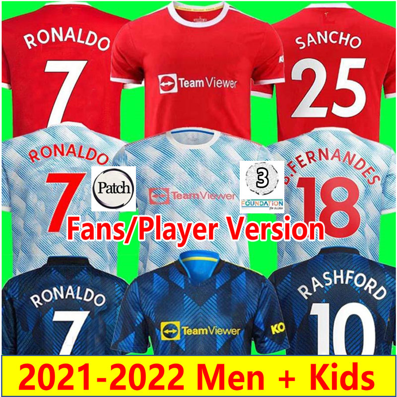 Manchester RONALDO soccer jersey 2021 2022 UNITED POGBA SANCHO Fans Player Version B.FERNANDES RASHFORD CAVANI UTD JAMES R.VARANE 21 22 Football Shirt men kids set, Kids 21/22 3rd
Manchester RONALDO soccer jersey 2021 2022 UNITED POGBA SANCHO Fans Player Version B.FERNANDES RASHFORD CAVANI UTD JAMES R.VARANE 21 22 Football Shirt men kids set, Kids 21/22 3rd