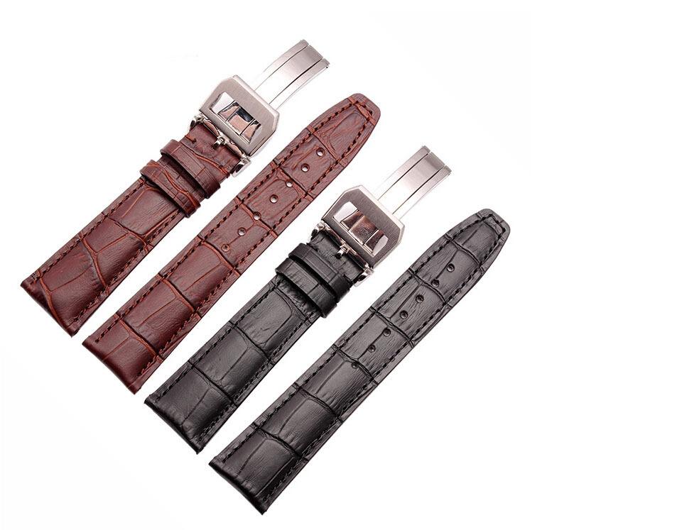 Watch Bands 20mm 21mm 22mm Alligator Pattern Men Black Genuine Leather Band Strap Bracelets Deployment Clasp For
Watch Bands 20mm 21mm 22mm Alligator Pattern Men Black Genuine Leather Band Strap Bracelets Deployment Clasp For