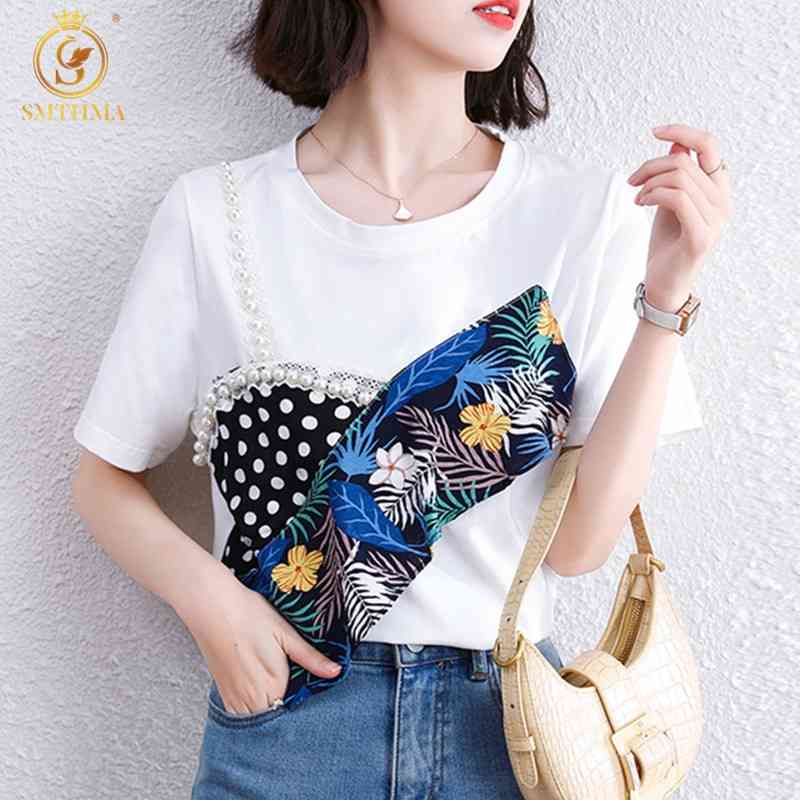 Fashion Summer Design Loose Korean Tops Chiffon Patchwork Ruffled T Shirts 210520, Photo color
Fashion Summer Design Loose Korean Tops Chiffon Patchwork Ruffled T Shirts 210520, Photo color