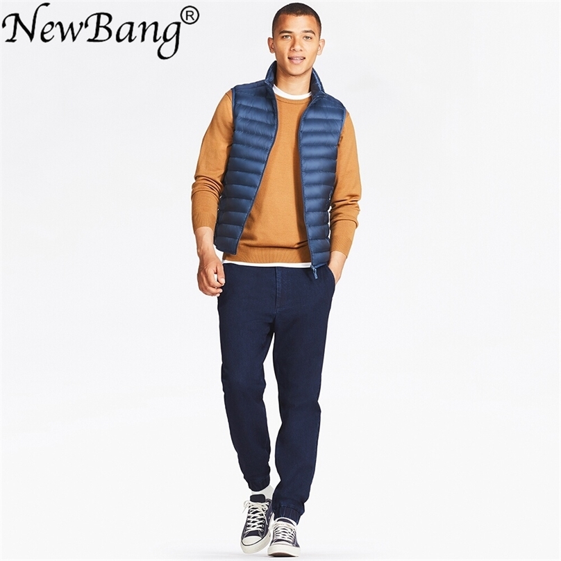 Bang Men Sleeveless Warm Vest Ultra Light Down Vest Man Winter Solid Sleeveless Jacket Men's Lightweight Waterproof Vests 211111, Blue
Bang Men Sleeveless Warm Vest Ultra Light Down Vest Man Winter Solid Sleeveless Jacket Men's Lightweight Waterproof Vests 211111, Blue