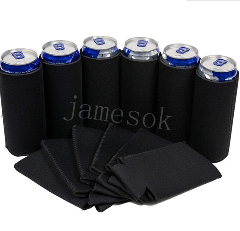 Drinkware Neoprene Sublimation Can Beverage Cooler Blank Beer Bottle Cans Sleeve DB743