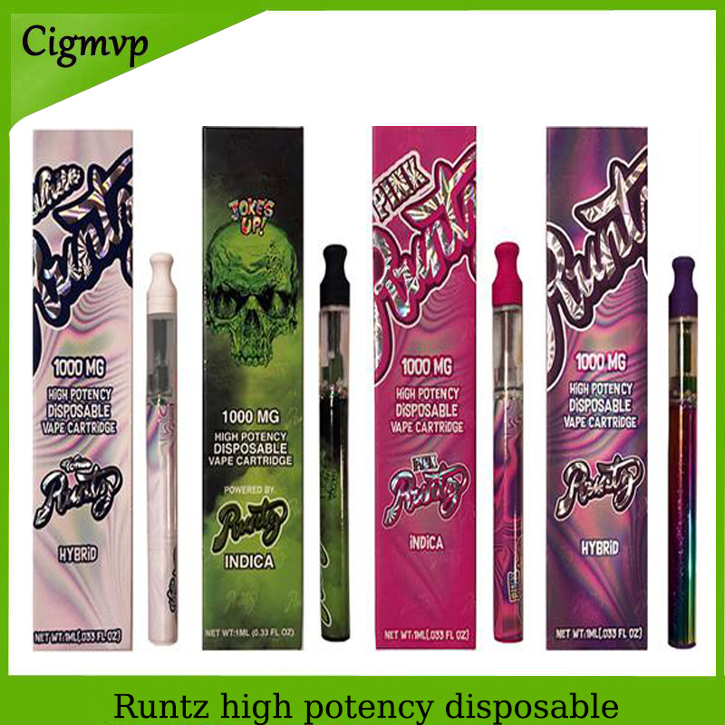 Runtz high potency disposable vape pen kits 1000mg Rechargeable Battery 1.0ml cartridges 240mah, Mix color
Runtz high potency disposable vape pen kits 1000mg Rechargeable Battery 1.0ml cartridges 240mah, Mix color